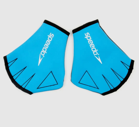 Перчатки для плавания Speedo Aqua Glove (M; голубой)